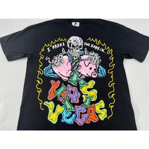 Men's Warren Lotas "I Broke The Bank In Las Vegas" T-Shirt Size L